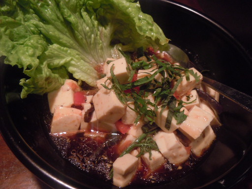 豆腐の山菜風味